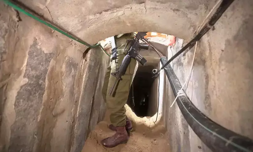 ഹമാസ് തുരങ്കങ്ങൾ വെള്ളം കയറ്റി തകർക്കാൻ ഇസ്രായേൽ പദ്ധതി ഹമാസ് തുരങ്കങ്ങൾ വെള്ളം കയറ്റി തകർക്കാൻ ഇസ്രായേൽ പദ്ധതി