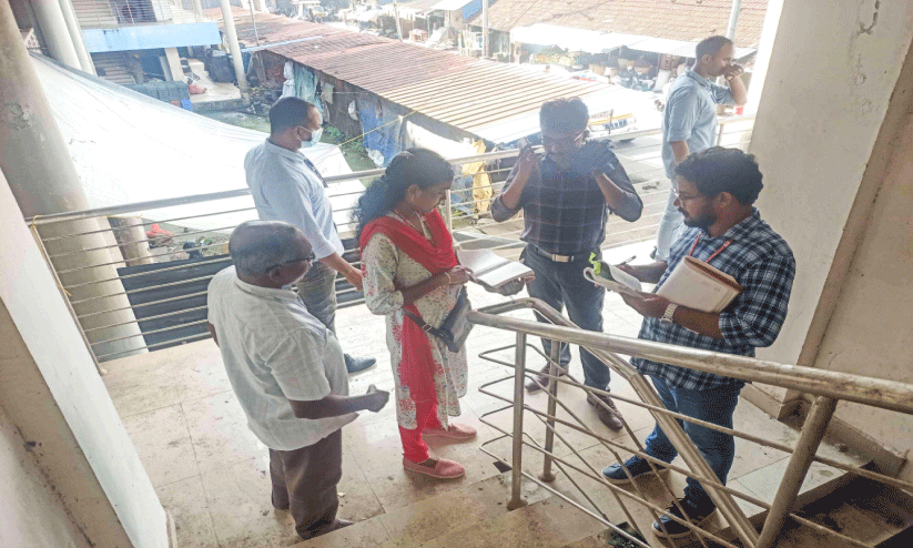 സസ്യമാർക്കറ്റ് കെട്ടിടനിർമാണം: വീണ്ടും വിജിലൻസ് പരിശോധന