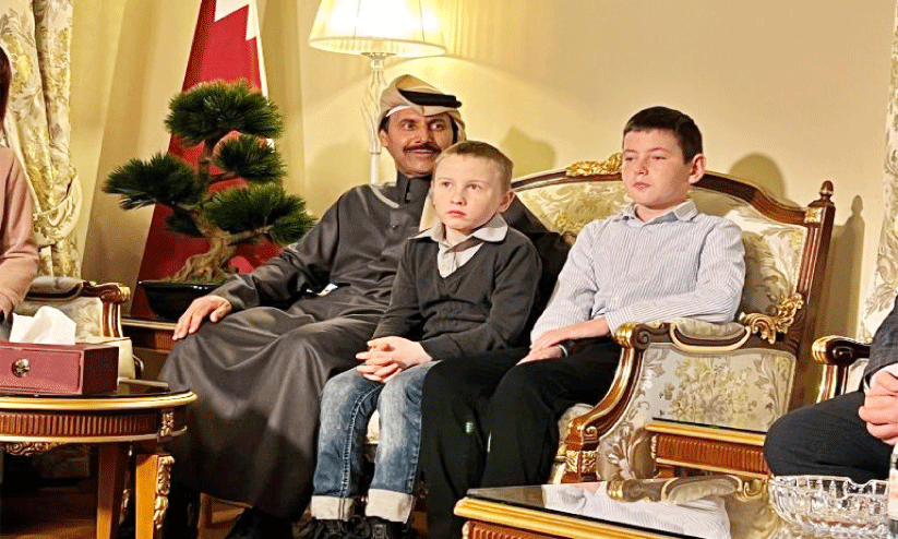 ഖ​ത്ത​റി​ന്റെ ഇ​ട​പെ​ട​ൽ; യു​ക്രെ​യ്​​ൻ കു​ട്ടി​ക​ൾ അ​മ്മ​ത്ത​ണ​ലി​ലേ​ക്ക്​