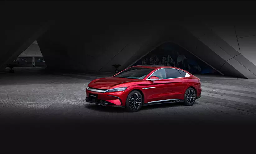 കാർബൺ ബഹിർഗമനനിരക്ക് കുറക്കാൻ പിന്തുണ; ഇലക്ട്രിക് കാറുകൾ പുറത്തിറക്കി ബി.വൈ.ഡി കാർബൺ ബഹിർഗമനനിരക്ക് കുറക്കാൻ പിന്തുണ; ഇലക്ട്രിക് കാറുകൾ പുറത്തിറക്കി ബി.വൈ.ഡി