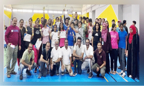 ആം​പ്സ് വി​ദ്യാ​ർ​ഥി​ക​ൾ​ക്കാ​യി ബാ​ഡ്മി​ന്‍റ​ൺ ടൂ​ർ​ണ​മെ​ന്‍റ് സം​ഘ​ടി​പ്പി​ച്ചു