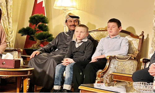 ഖ​ത്ത​റി​ന്റെ ഇ​ട​പെ​ട​ൽ; യു​ക്രെ​യ്​​ൻ കു​ട്ടി​ക​ൾ അ​മ്മ​ത്ത​ണ​ലി​ലേ​ക്ക്​