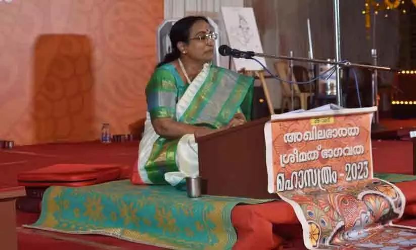 ഡാൽട്ടന് മുമ്പ് ഭാഗവതം ആറ്റമിക് തിയറി ചർച്ചചെയ്തു -അഡ്വ. സിന്ധു ഗോപാലകൃഷ്ണൻ ഡാൽട്ടന് മുമ്പ് ഭാഗവതം ആറ്റമിക് തിയറി ചർച്ചചെയ്തു -അഡ്വ. സിന്ധു ഗോപാലകൃഷ്ണൻ