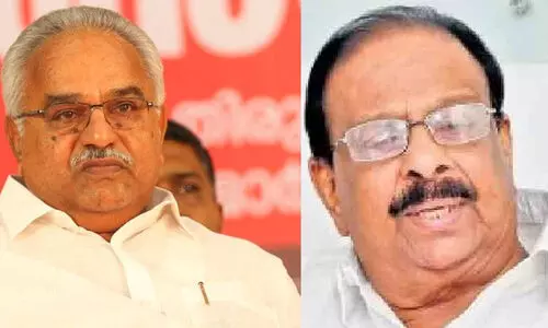 സൗമ്യശീലനായ കാനം രാജേന്ദ്രന് പ്രഗത്ഭനായ കമ്യൂണിസ്റ്റ് നേതാവ് -കെ.സുധാകരന് സൗമ്യശീലനായ കാനം രാജേന്ദ്രന് പ്രഗത്ഭനായ കമ്യൂണിസ്റ്റ് നേതാവ് -കെ.സുധാകരന്