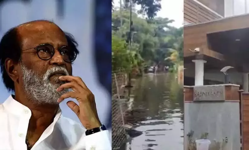 Waterlogging in front of Rajinikanths house due to Chennai floods, video went viral