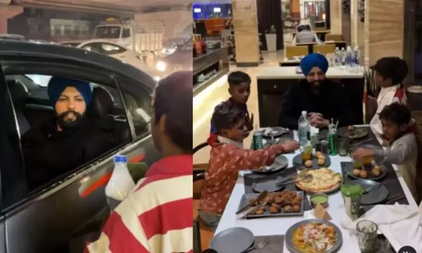 Viral Video: Man Treats Street Children To Dinner