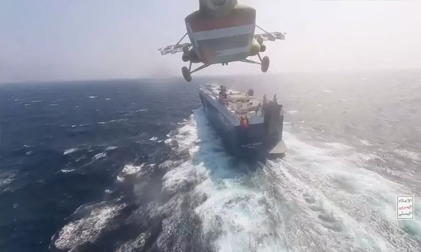 ഇസ്രായേലിലേക്കുള്ള എല്ലാ കപ്പലുകളും തടയുമെന്ന് ഹൂതികൾ​