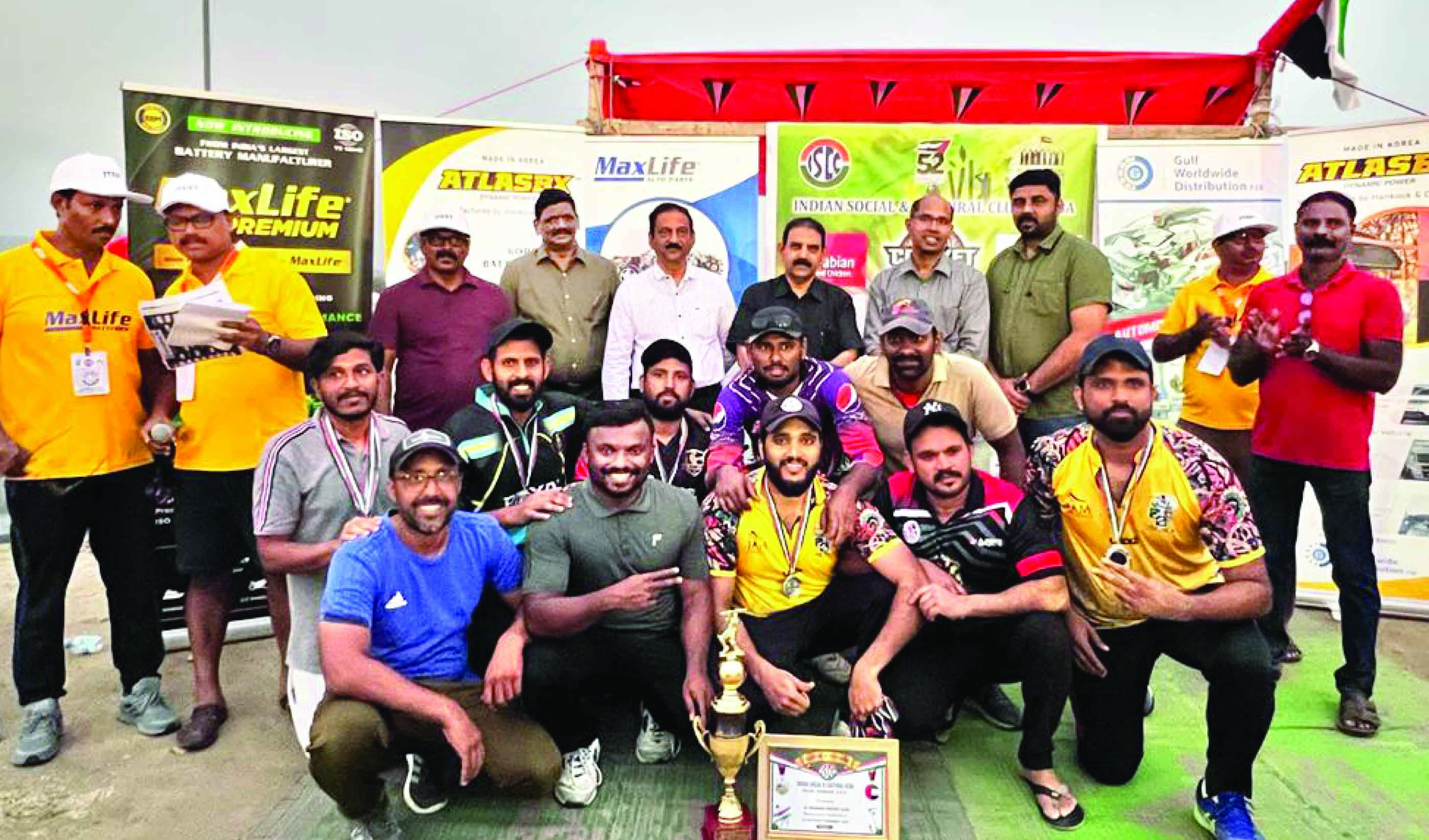 ക്രിക്കറ്റ് ടൂർണമെന്റ്​: ബിൻ വാസി ക്രിക്കറ്റ് ടീം ജേതാക്കൾ