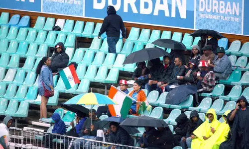 ഇ​ന്ത്യ-​ദ​ക്ഷി​ണാ​ഫ്രി​ക്ക ഒ​ന്നാം പുരുഷ ട്വ​ന്റി20 മ​ഴ​മൂ​ലം ഉ​പേ​ക്ഷി​ച്ചു