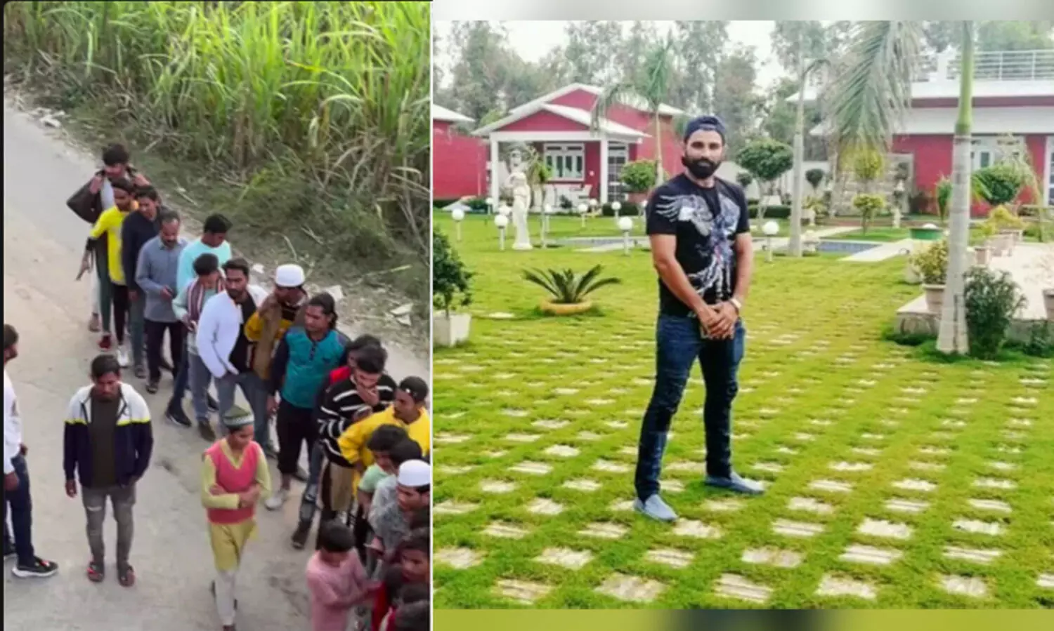 ഷമിയുടെ ഫാം ഹൗസിന് മുന്നിൽ തടിച്ചുകൂടി ആരാധകർ, കനത്ത സുരക്ഷ; വിഡിയോ പങ്കുവെച്ച് താരം