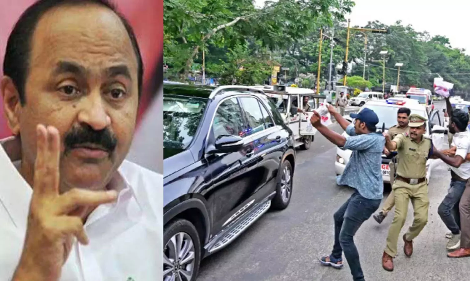 ഗവർണറെ തടഞ്ഞ എസ്.എഫ്.ഐ പ്രവർത്തകർക്കെതിരെ വധശ്രമത്തിന് കേസെടുക്കുമോയെന്ന് വി.ഡി സതീശൻ