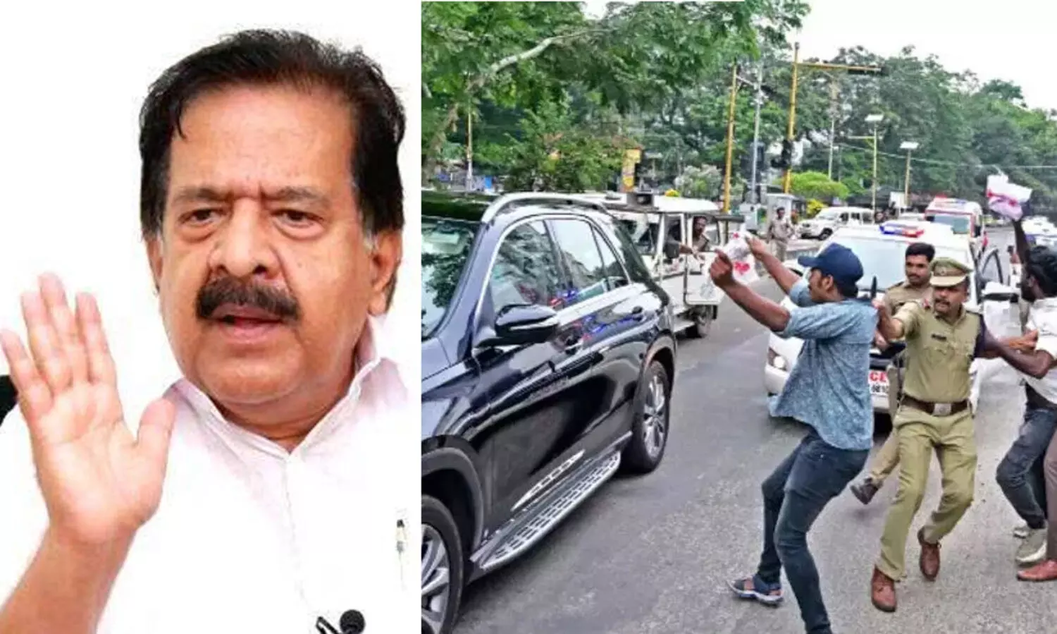 ഭരണ തലവന് പോലും പുറത്ത് ഇറങ്ങാനാവാത്ത രീതിയിൽ ക്രമസമാധാനം തകർന്നുവെന്ന് രമേശ് ചെന്നിത്തല