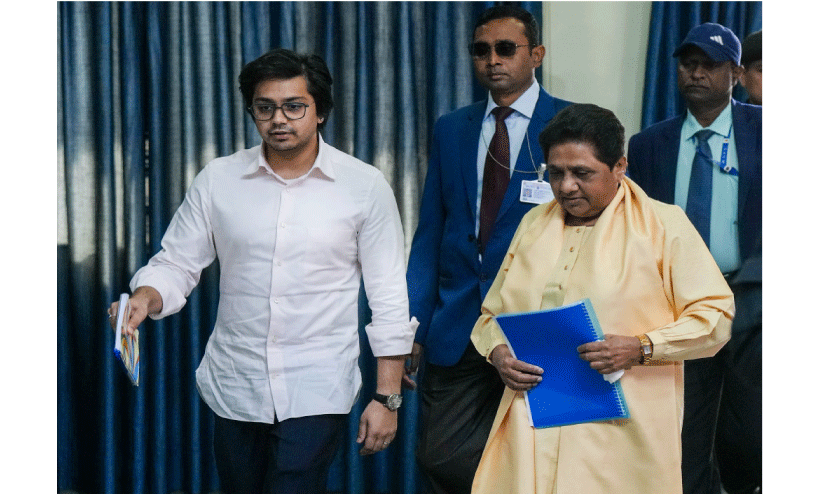 മായാവതിയുടെ അനന്തരവൻ ബി.എസ്.പിയുടെ അനന്തരാവകാശി