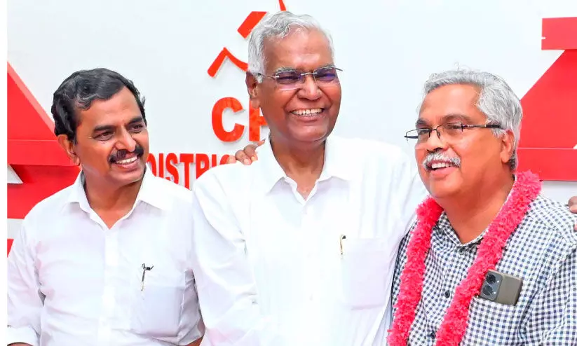 സി.പി.ഐയിൽ ഇനി ബിനോയ് വിശ്വം കാലം സി.പി.ഐയിൽ ഇനി ബിനോയ് വിശ്വം കാലം