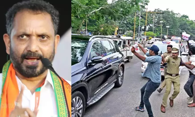 എസ്.എഫ്.ഐ ഗുണ്ടാ ആക്രമണം മുഖ്യമന്ത്രിയുടെ അറിവോടെയെന്ന് കെ. സുരേന്ദ്രൻ എസ്.എഫ്.ഐ ഗുണ്ടാ ആക്രമണം മുഖ്യമന്ത്രിയുടെ അറിവോടെയെന്ന് കെ. സുരേന്ദ്രൻ