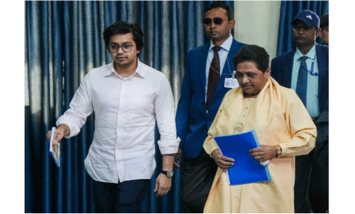 മായാവതിയുടെ അനന്തരവൻ ബി.എസ്.പിയുടെ അനന്തരാവകാശി