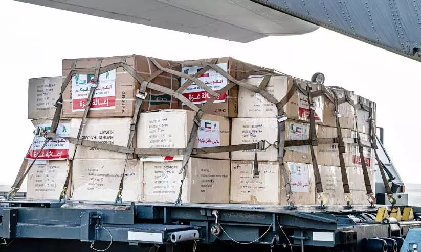 Kuwait sends more aid to Gaza