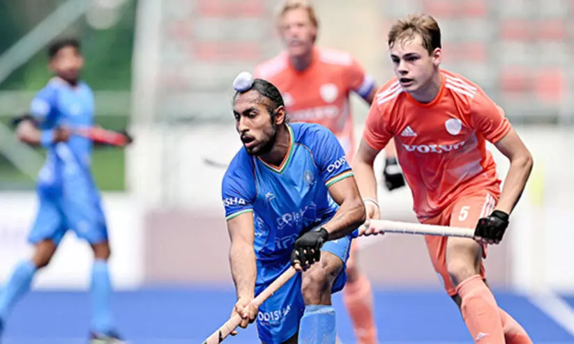 ജൂനിയർ ലോകകപ്പ് ഹോക്കി: നെതർലൻഡ്സിനെ വീഴ്ത്തി ഇന്ത്യ സെമിയിൽ ജൂനിയർ ലോകകപ്പ് ഹോക്കി: നെതർലൻഡ്സിനെ വീഴ്ത്തി ഇന്ത്യ സെമിയിൽ
