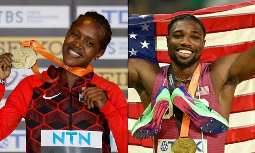 നോഹയും ഫെയ്ത്തും മികച്ച ലോക അത്‍ലറ്റുകൾ