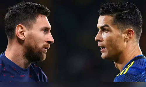 വീണ്ടും മെസ്സി-റൊണാൾഡോ ‘പോര്’; മത്സരം ഫെബ്രുവരി ഒന്നിന് റിയാദിൽ വീണ്ടും മെസ്സി-റൊണാൾഡോ ‘പോര്’; മത്സരം ഫെബ്രുവരി ഒന്നിന് റിയാദിൽ