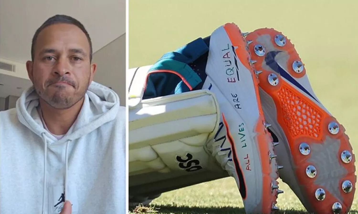 ‘എല്ലാ ജീവനും തുല്യം, സ്വാതന്ത്ര്യം മനുഷ്യാവകാശം’; ഫലസ്തീൻ അനുകൂല വാക്യമുള്ള ഷൂ വിലക്കിയതിൽ പ്രതികരണവുമായി ഉസ്മാൻ ഖ്വാജ