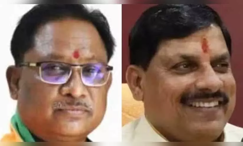 Vishnu Deo Sai and Mohan Yadav