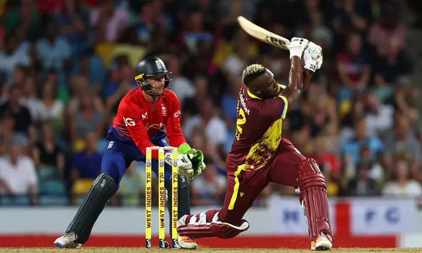 റസ്സലിന്റെ ഗംഭീര തിരിച്ചുവരവ്; ഇംഗ്ലണ്ടിനെതിരായ ആദ്യ ട്വന്റി 20യിൽ വിൻഡീസിന് ജയം