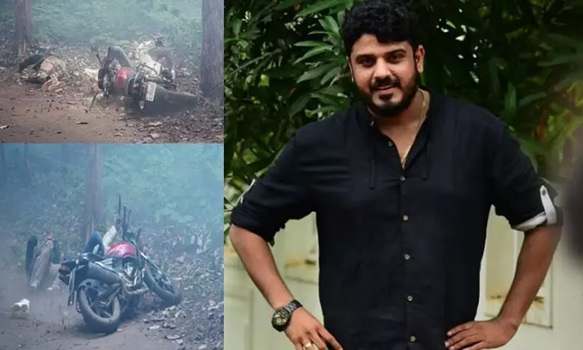 Actor Bibin George Injured In Bike Accident In Action Shooting In Location