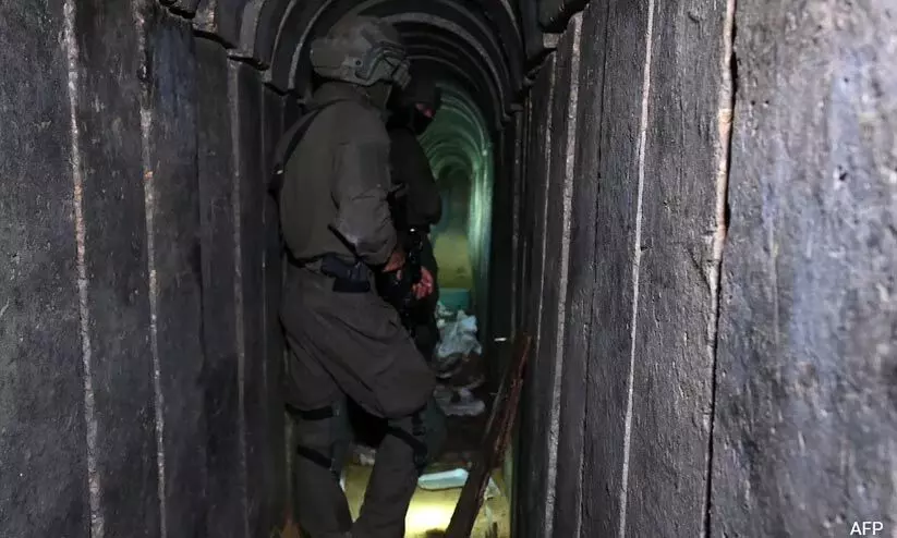 തുരങ്കങ്ങളിൽ കടൽവെള്ളം ഇസ്രായേൽ കയറ്റിത്തുടങ്ങിയെന്ന് തുരങ്കങ്ങളിൽ കടൽവെള്ളം ഇസ്രായേൽ കയറ്റിത്തുടങ്ങിയെന്ന്