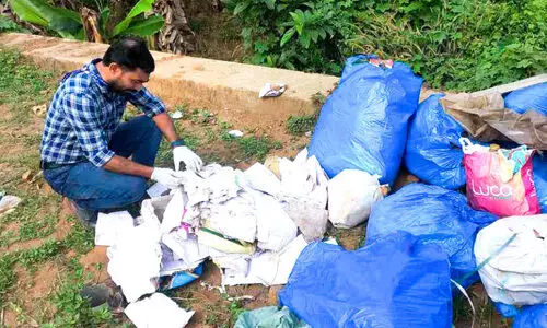 ജാ​ഗ്ര​തൈ... മാ​ലി​ന്യം ത​ള്ളി​യാ​ൽ പി​ടി​വീ​ഴും