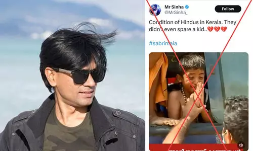 ശബരിമല സംബന്ധിച്ച് വ്യാപക വ്യാജ പ്രചാരണവുമായി സംഘപരിവാർ; സത്യാവസ്ഥ പുറത്തുകൊണ്ട് വന്ന് മുഹമ്മദ് സുബൈർ