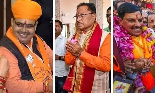 Cong finds 5 reasons why Bhajan Lal, Mohan Yadav, Vishnu are new CMs