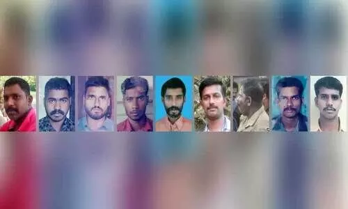 കു​റ്റ​ക്കാ​രെ​ന്ന് ക​ണ്ടെ​ത്തി​യ പ്ര​തി​ക​ൾ: അ​നി​ൽ​കു​മാ​ർ, സു​നി​ൽ​കു​മാ​ർ, അ​നി​ൽ​കു​മാ​ർ, മ​നോ​ജ്,  ഉ​ണ്ണി, സ​തീ​ഷ്​ കു​മാ​ർ, സ​ന്തോ​ഷ്, സ​ന്തോ​ഷ്, സ​ന്തോ​ഷ്