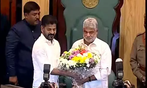 ഗദ്ദം പ്രസാദ് കുമാർ തെലങ്കാന നിയമസഭയുടെ പുതിയ സ്പീക്കർ ഗദ്ദം പ്രസാദ് കുമാർ തെലങ്കാന നിയമസഭയുടെ പുതിയ സ്പീക്കർ