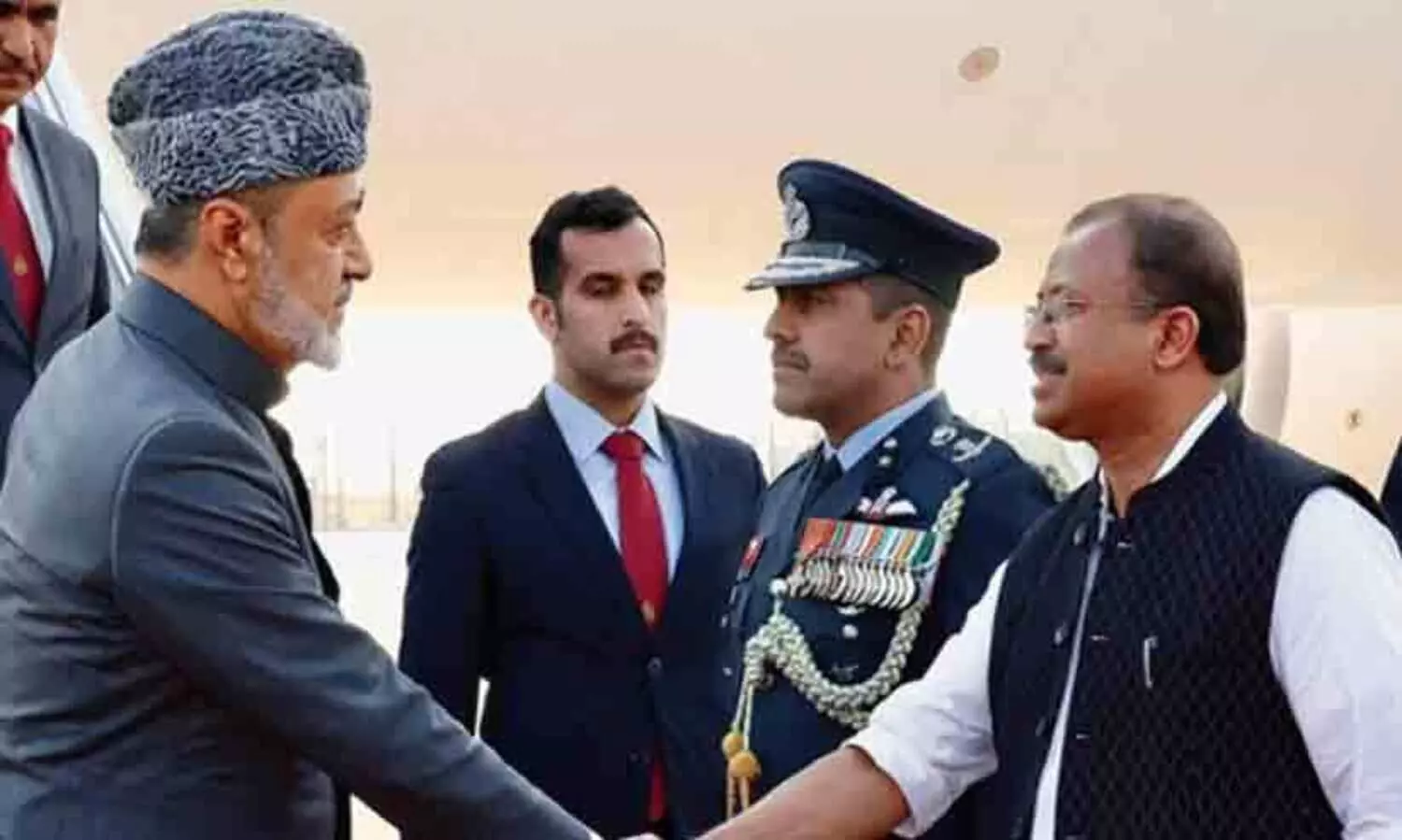 Sultan of Omans visit to India begins