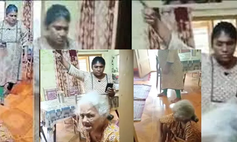 ഭർതൃമാതാവിനെ മരുമകൾ മർദിച്ച സംഭവത്തിൽ മനുഷ്യാവകാശ കമീഷൻ കേസെടുത്തു ഭർതൃമാതാവിനെ മരുമകൾ മർദിച്ച സംഭവത്തിൽ മനുഷ്യാവകാശ കമീഷൻ കേസെടുത്തു