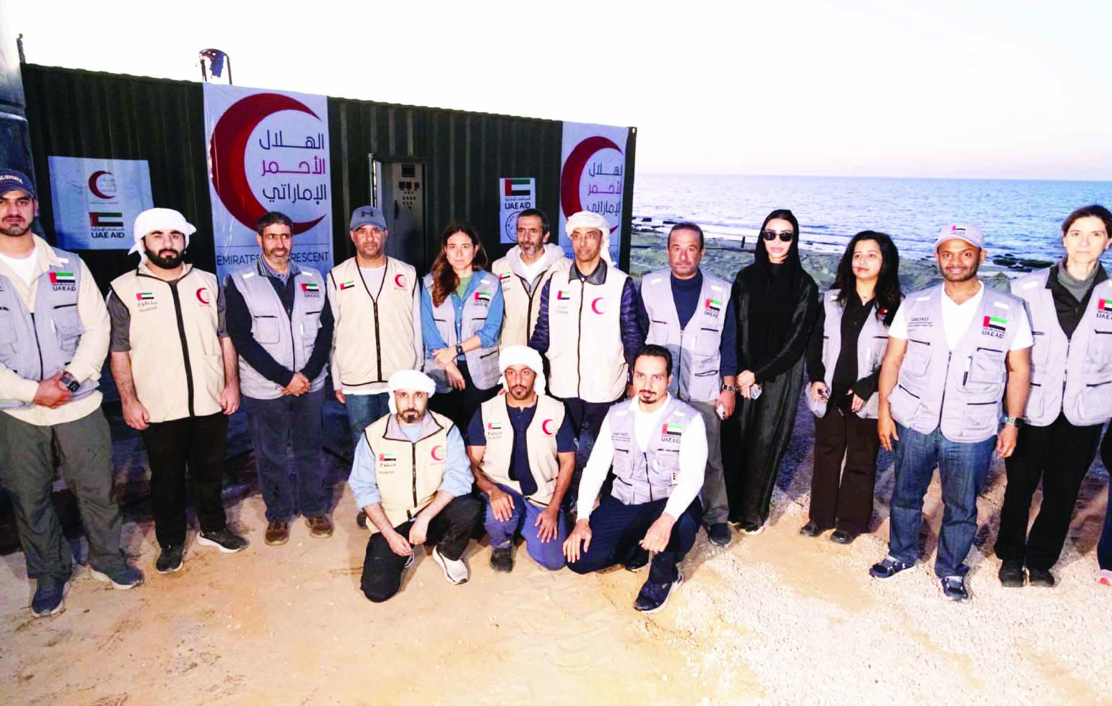 മൂന്ന്​ പ്ലാൻറുകൾ തുറന്ന്​ യു.എ.ഇ; കടൽവെള്ളത്തിൽനിന്ന്​ ഗസ്സക്ക്​ ദാഹജലം