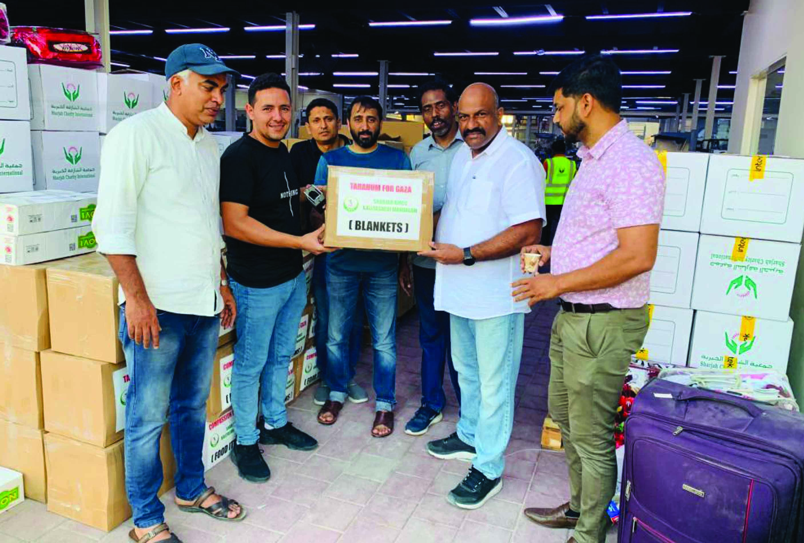 ഗസ്സയിലേക്ക് കെ.എം.സി.സി സഹായഹസ്തം