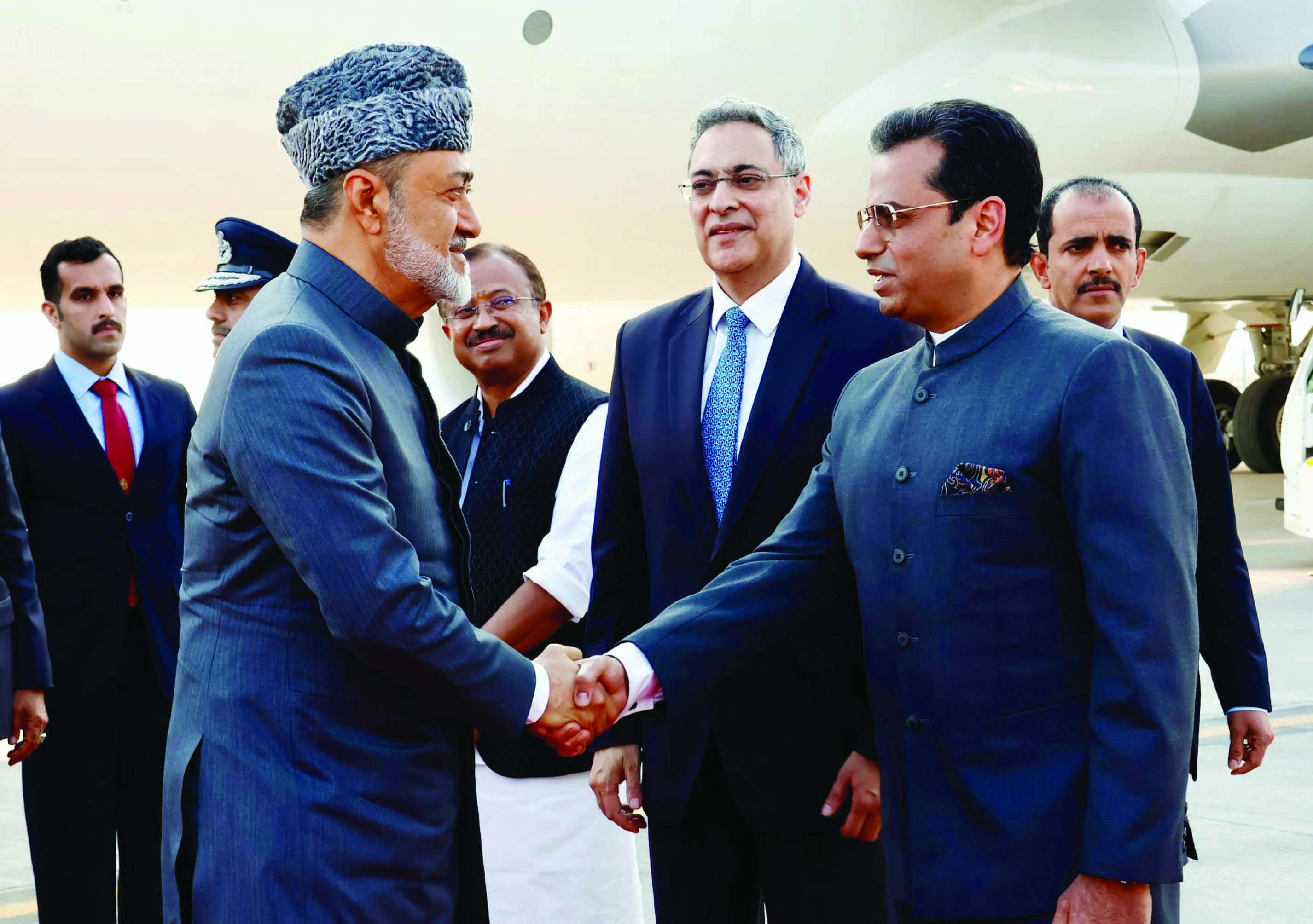 സുൽത്താന്​ ഇന്ത്യയിൽ ഉൗഷ്​മള വരവേൽപ്