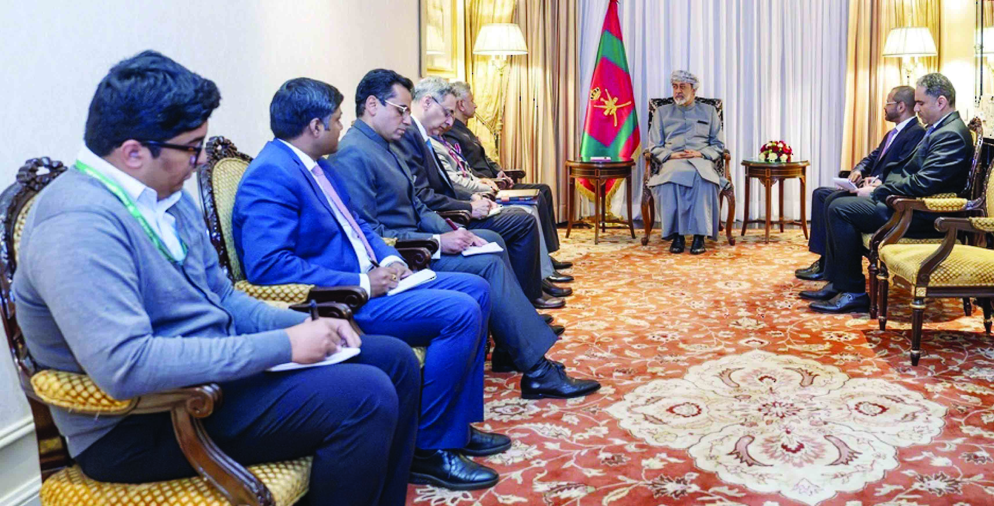 സു​ൽ​ത്താ​ൻ ഇ​ന്ത്യ​ൻ വി​ദേ​ശ​കാ​ര്യ മ​ന്ത്രി​യു​മാ​യി കൂ​ടി​ക്കാ​ഴ്ച ന​ട​ത്തി