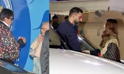 One big happy family: Aishwarya, Abhishek, Amitabh spotted together amid separation rumours, see pics!