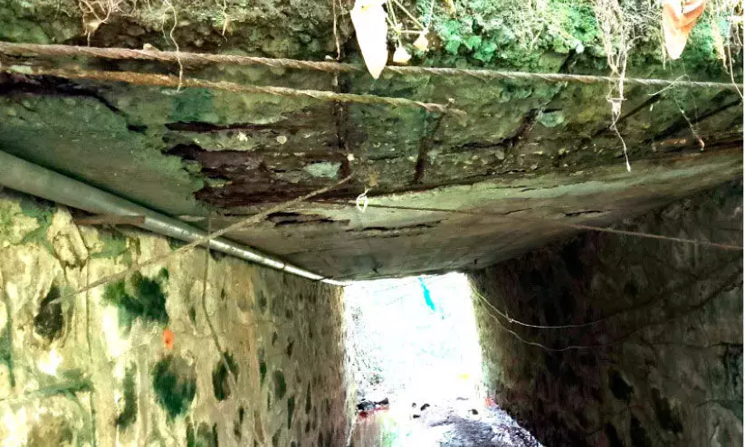 ജാഗ്രത വേണം; കലുങ്ക് അപകടാവസ്ഥയിൽ