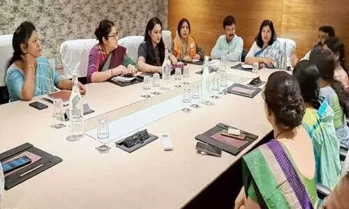 ബി.​ജെ.​പി നി​യോ​ഗി​ച്ച വ​സ്തു​താ​ന്വേ​ഷ​ണ സം​ഘം ബെ​ള​ഗാ​വി​യി​ൽ യോ​ഗം ചേ​ർ​ന്ന​പ്പോ​ൾ