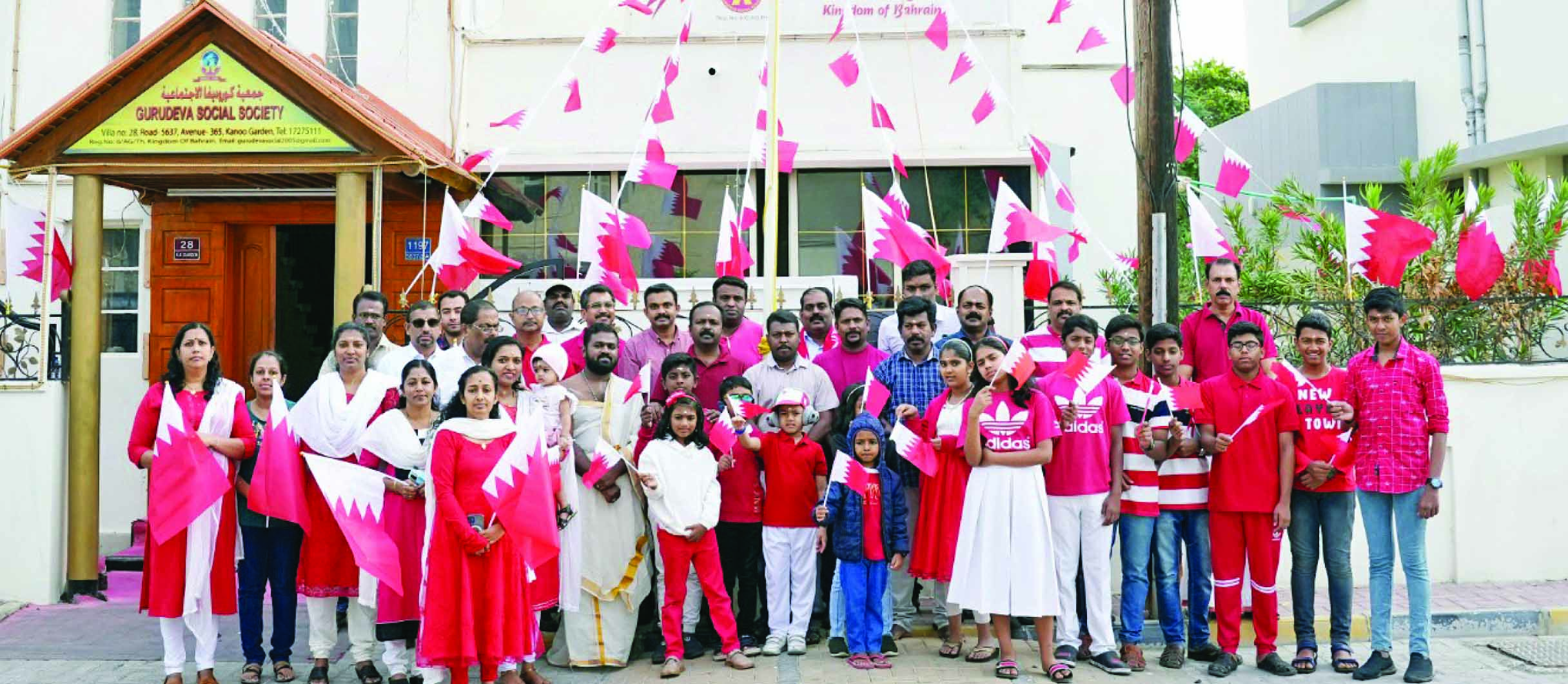 ഗു​രു​ദേ​വ സോ​ഷ്യ​ൽ സൊ​സൈ​റ്റി​യി​ൽ ദേ​ശീ​യ​ദി​നം ആ​ഘോ​ഷി​ച്ചു