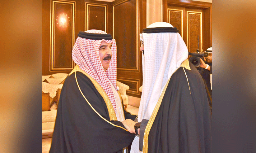 കു​വൈ​ത്ത്​ അ​മീ​റി​ന്‍റെ നി​ര്യാ​ണ​ത്തി​ൽ ഹ​മ​ദ്​ രാ​ജാ​വ്​ അ​നു​ശോ​ച​ന​മ​റി​യി​ച്ചു