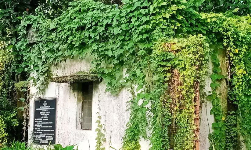 അവധിയാകുന്നേ; കാടുനിറഞ്ഞ്​ നാഗമ്പടം മുനിസിപ്പൽ പാർക്ക്