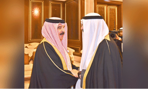 കു​വൈ​ത്ത്​ അ​മീ​റി​ന്‍റെ നി​ര്യാ​ണ​ത്തി​ൽ ഹ​മ​ദ്​ രാ​ജാ​വ്​ അ​നു​ശോ​ച​ന​മ​റി​യി​ച്ചു