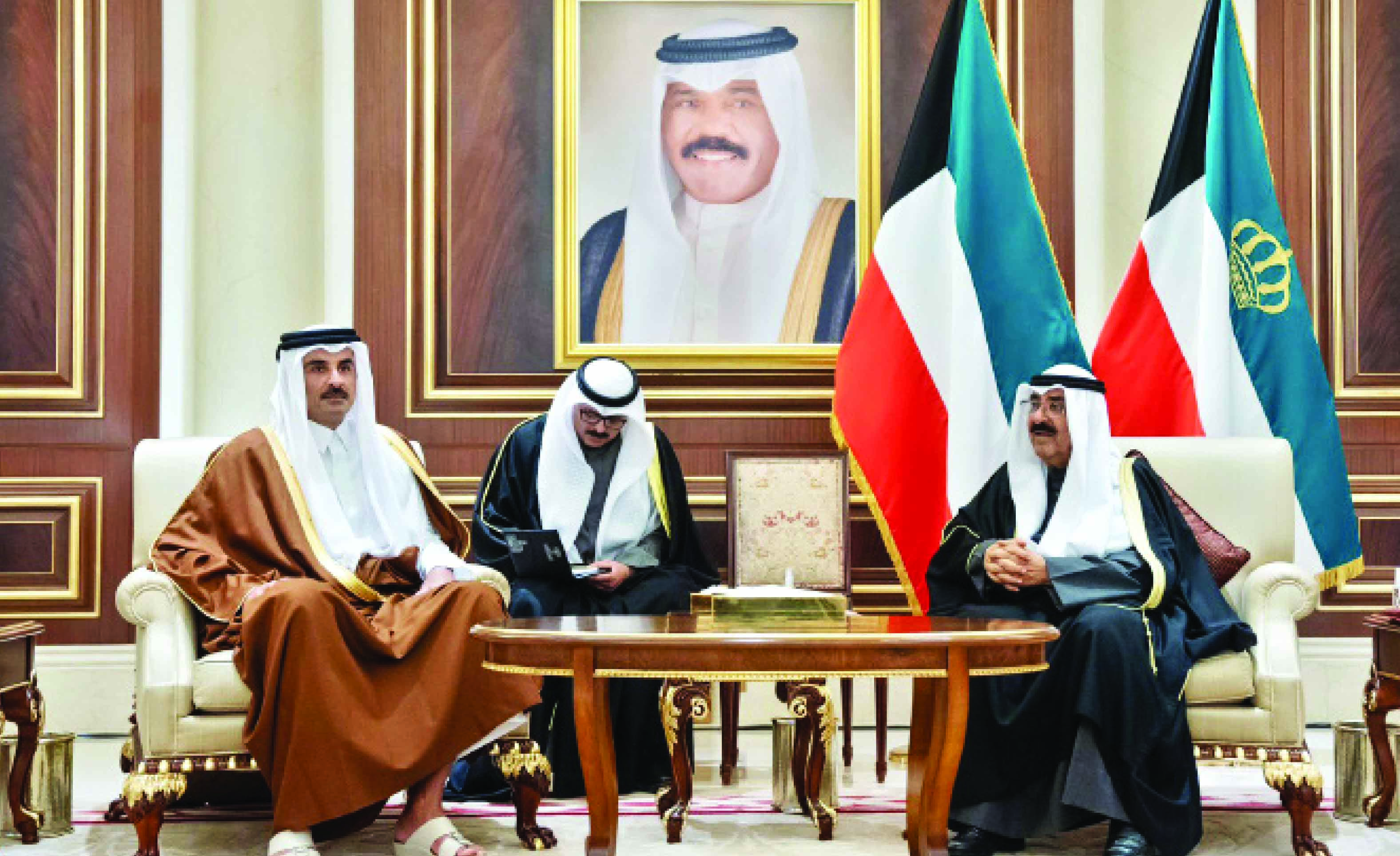 അ​നു​ശോ​ച​ന​വു​മാ​യി കു​വൈ​ത്തി​ലെ​ത്തി അ​മീ​ർ