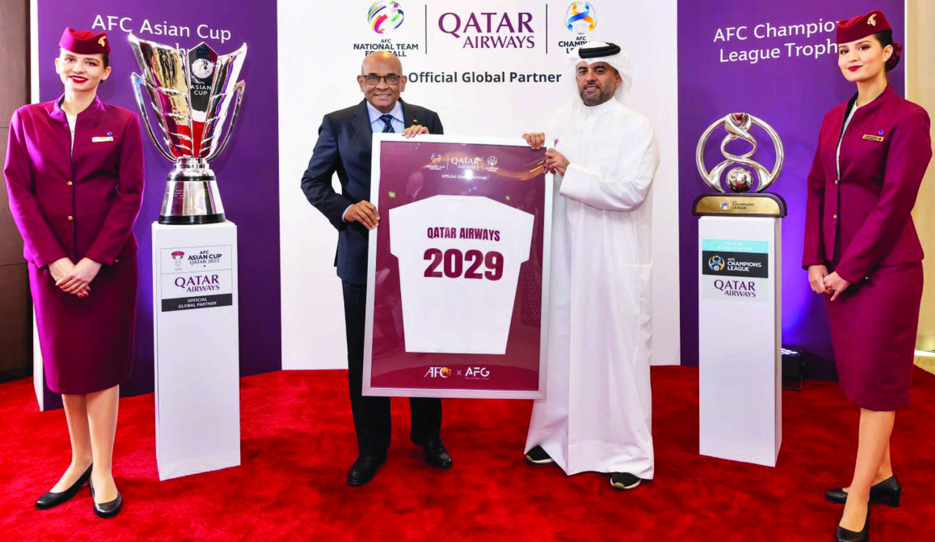 ഏ​ഷ്യ​ൻ ക​പ്പ്: യാ​ത്രാ പാ​ക്കേ​ജു​ക​ൾ പ്ര​ഖ്യാ​പി​ച്ച് ഖ​ത്ത​ർ എ​യ​ർ​വേ​സ്