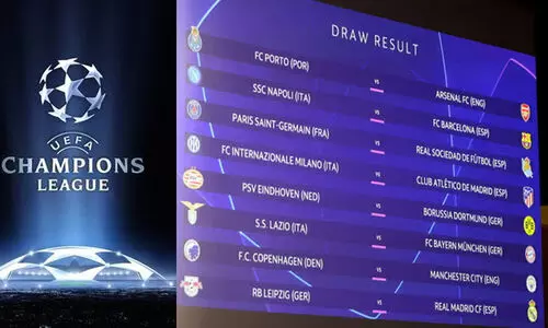 ചാമ്പ്യൻസ് ലീഗ് പ്രീ ക്വാർട്ടർ ലൈനപ്പായി